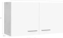Flex-Well Hängeschrank »Morena« (B x H x T) 100 x 54,8 x 32 cm - als Ecklösung
