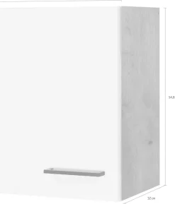 Flex-Well Hängeschrank »Vintea« (B x H x T) 40 x 54,8 x 32 cm, mit Metallgriffen
