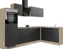 Flex-Well Küche »Capri« mit und ohne E-Geräten erhältlich, Gesamtbreite 280x170 cm