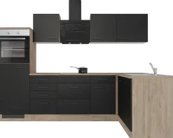 Flex-Well Küche »Capri« mit und ohne E-Geräten erhältlich, Gesamtbreite 280x170 cm