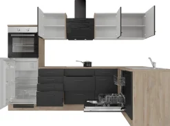 Flex-Well Küche »Capri« mit und ohne E-Geräten erhältlich, Gesamtbreite 280x170 cm