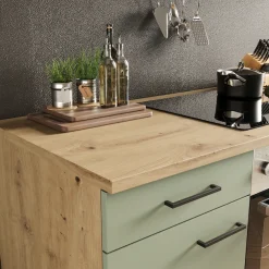 Flex-Well Küche »Cara« mit und ohne E-Geräten erhältlich, Gesamtbreite 220 cm