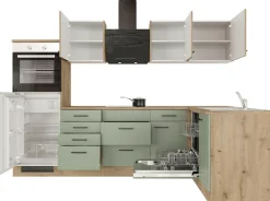 Flex-Well Küche »Cara« mit und ohne E-Geräten erhältlich, Gesamtbreite 280x170 cm