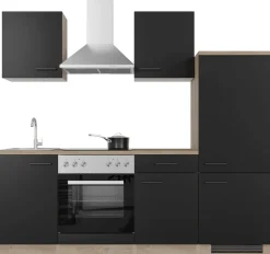 Flex-Well Küchenzeile »Capri« mit und ohne E-Geräten erhältlich, Gesamtbreite 220 cm