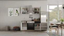 Flex-Well Küchenzeile »Capri« mit und ohne E-Geräten erhältlich, Gesamtbreite 220 cm