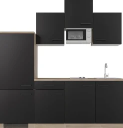 Flex-Well Küchenzeile »Capri« mit E-Geräten, Gesamtbreite 210 cm, in weiten Farben erhältlich
