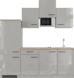 Flex-Well Küchenzeile »Lund« mit E-Geräten, Gesamtbreite 210 cm, in weiten Farben erhältlich