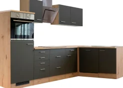 Flex-Well Küchenzeile »Morena« wahlweise mit E-Geräten, Gesamtbreite 280x170 cm
