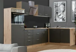 Flex-Well Küchenzeile »Morena« wahlweise mit E-Geräten, Gesamtbreite 280x170 cm