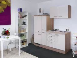 Flex-Well Küchenzeile »Nepal« Gesamtbreite 190 cm, mit Apothekerschrank, mit Einbau-Kühlschrank etc.