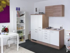 Flex-Well Küchenzeile »Samoa« Gesamtbreite 190 cm, mit Apothekerschrank, mit Einbau-Kühlschrank etc.