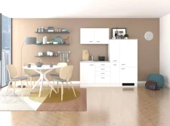 Flex-Well Küchenzeile »Wito« Gesamtbreite 190 cm, mit Apothekerschrank, mit Einbau-Kühlschrank etc.