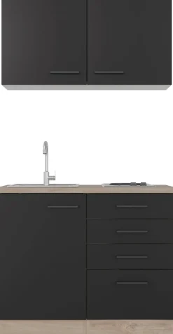 Flex-Well Pantryküche »Capri« mit E-Geräten, Gesamtbreite 100 cm, in weiten Farben erhältlich
