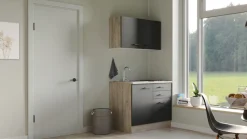 Flex-Well Pantryküche »Capri« mit E-Geräten, Gesamtbreite 100 cm, in weiten Farben erhältlich