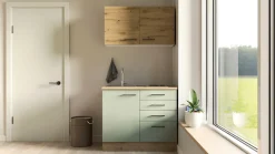 Flex-Well Pantryküche »Cara« mit E-Geräten, Gesamtbreite 100 cm, in weiten Farben erhältlich