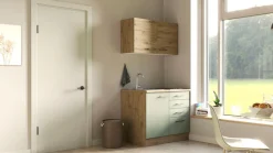 Flex-Well Pantryküche »Cara« mit E-Geräten, Gesamtbreite 100 cm, in weiten Farben erhältlich