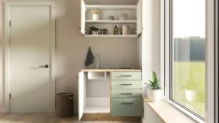 Flex-Well Pantryküche »Cara« mit E-Geräten, Gesamtbreite 100 cm, in weiten Farben erhältlich