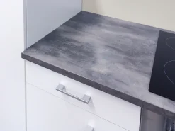Flex-Well Pantryküche »Lucca« Breite 150,5 cm, mit Unterbau-Kühlschrank, Kochfeld und Spüle