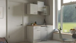 Flex-Well Pantryküche »Lund« mit E-Geräten, Gesamtbreite 150,5 cm, gänzende Fronten