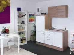 Flex-Well Pantryküche »Samoa« Gesamtbreite 160 cm, mit Schubkastenschrank und Kochfeld etc.