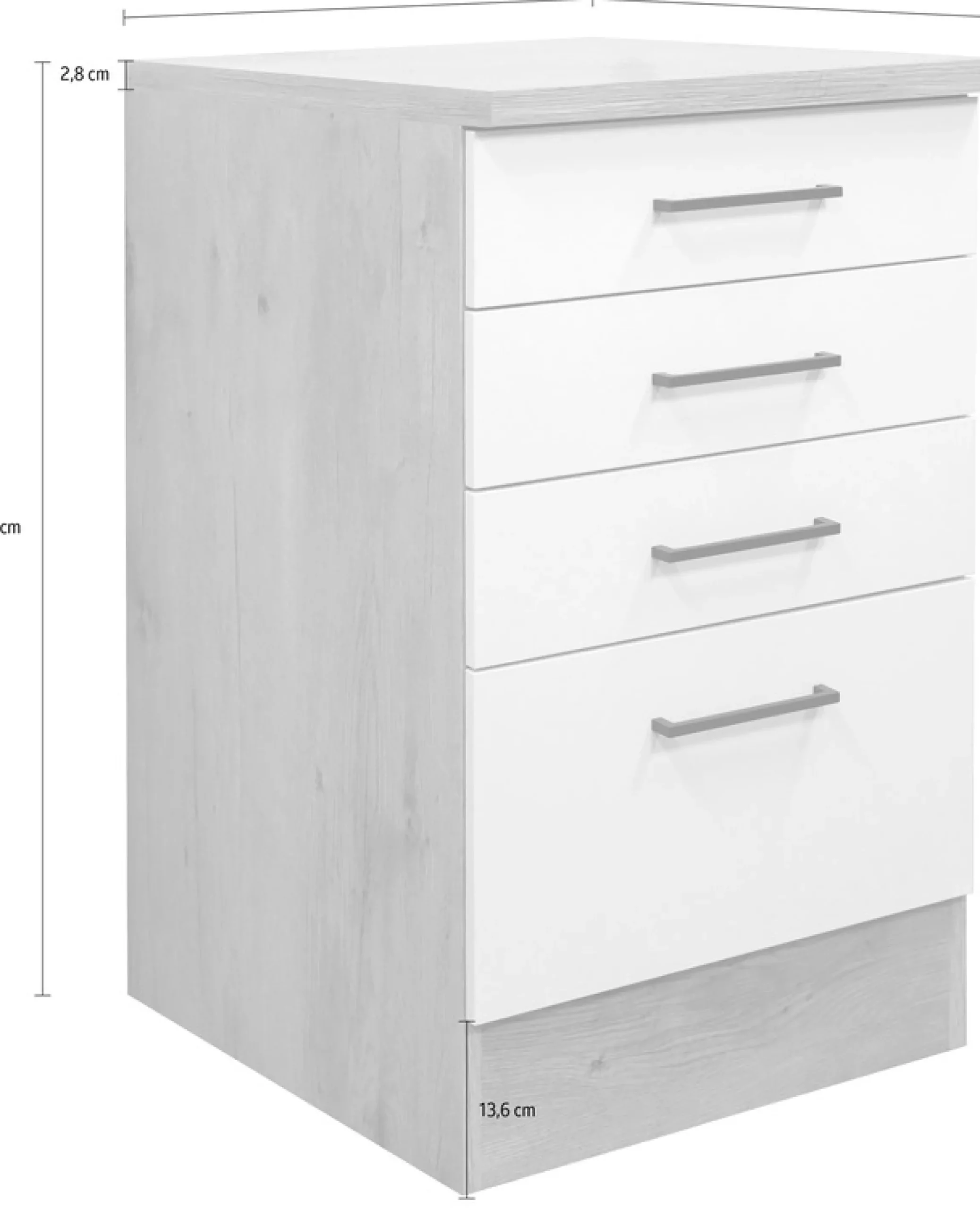 Flex-Well Schubkasten-Unterbau »Morena« (B x H x T) 50 x 85 x 60 cm, mit praktischen Schubkästen