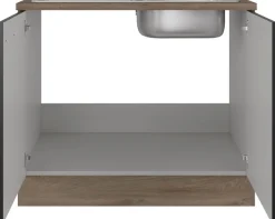 Flex-Well Spülenschrank »Capri« 2 Stk. tlg. (B x H x T) 100 x 85 x 60 cm, inkl. Edelstahl-Einbauspüle
