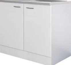 Flex-Well Spülenschrank »Wito« (B x H x T) 100 x 85/86 x 60 cm, inkl. Einbauspüle
