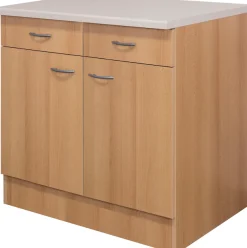 Flex-Well Unterschrank »Nano« (B x H x T) 100 x 85/86 x 60 cm, für viel Stauraum