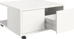 FMD Couchtisch »Twin« Sofatisch mit Rollen, Push-to-open, viel Stauraum, Breite: 70 cm