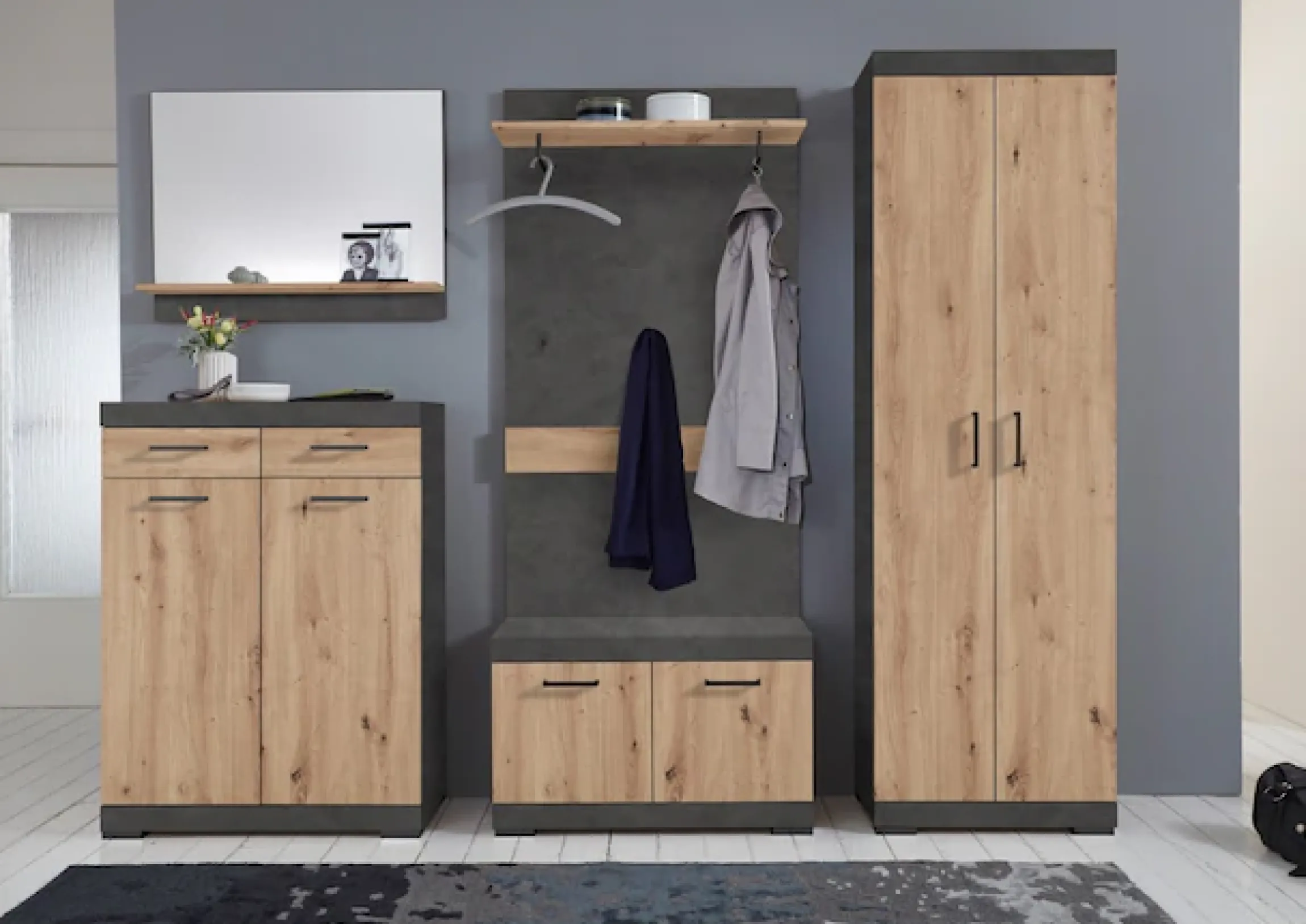 FMD Garderobenschrank