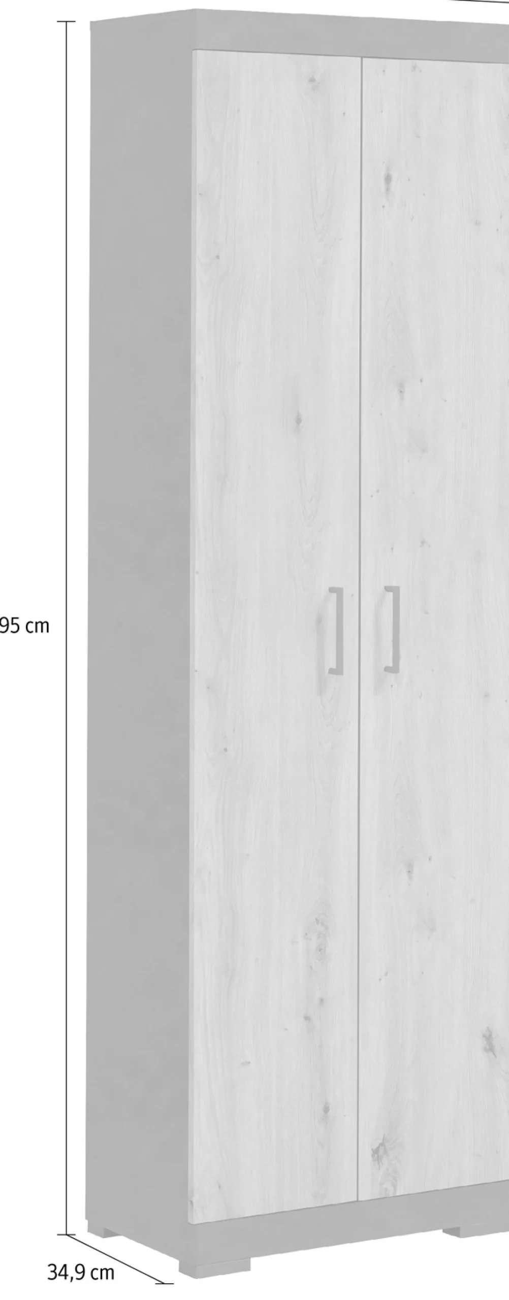 FMD Garderobenschrank