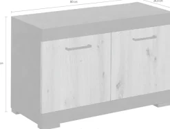 FMD Garderobenschrank