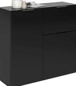 FMD Kommode »Dark« mit Schublade, verstellbare Einlegeböden, Breite ca. 89 cm