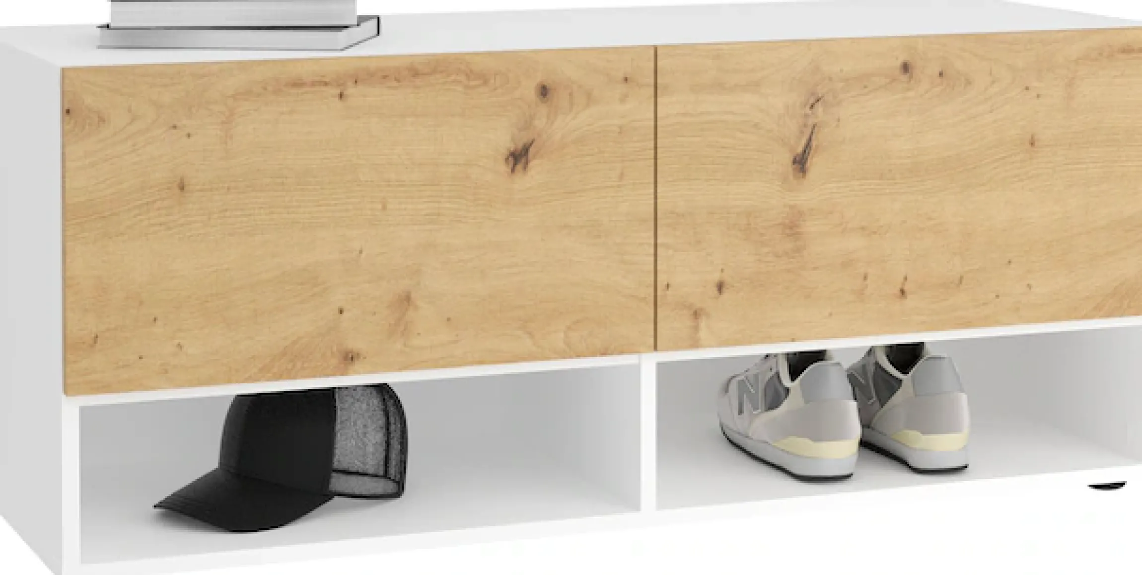 FMD Schuhbank »Belm« mit Stauraum, Breite 109 cm