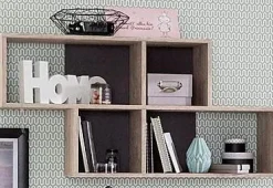 FMD Wandregal »Nora« Regal kompakt für Bücher und Accessoires, 100 cm breit, 53 cm hoch