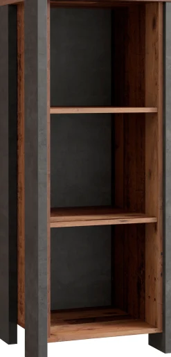 FORTE Aktenregal »Clif« Bücherregal im Industriestil, Höhe 115 cm