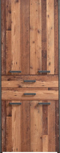 FORTE Aktenschrank »Clif« Mehrzweckschrank im Industriestil, Breite 86 cm x Höhe 220 cm
