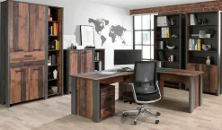 FORTE Aktenschrank »Clif« Mehrzweckschrank im Industriestil, Breite 86 cm x Höhe 220 cm