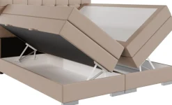 FORTE Boxspringbett »Lanciano inkl. zwei Bettkästen und Kaltschaum Topper« 7-Zonen-Taschenfederkernmatratze mit zwei Härtegraden (H2/H3),erhältlich in den Breiten 140cm, 160cm & 180cm