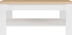 FORTE Couchtisch »Coffee Table, Ablagefäche, zweifarbiges Dekor« B/H/T 100/45,7/60 cm Ablageboden