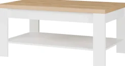 FORTE Couchtisch »Coffee Table, Ablagefäche, zweifarbiges Dekor« B/H/T 100/45,7/60 cm Ablageboden