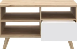 FORTE Couchtisch »Vankka Coffee Table« B/H/T 90/51,8/60 cm,90 x 60 cm Schublade, offen Fächer, Stauraun