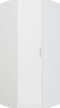 FORTE Eckkleiderschrank »Kleiderschrank, perfekte Ecklösung, einfache Montage« B/H/T 80,4/181/80,4, perfekte Ecklösung, FSC