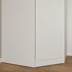 FORTE Eckkleiderschrank »Kleiderschrank, perfekte Ecklösung, einfache Montage« B/H/T 80,4/181/80,4, perfekte Ecklösung, FSC