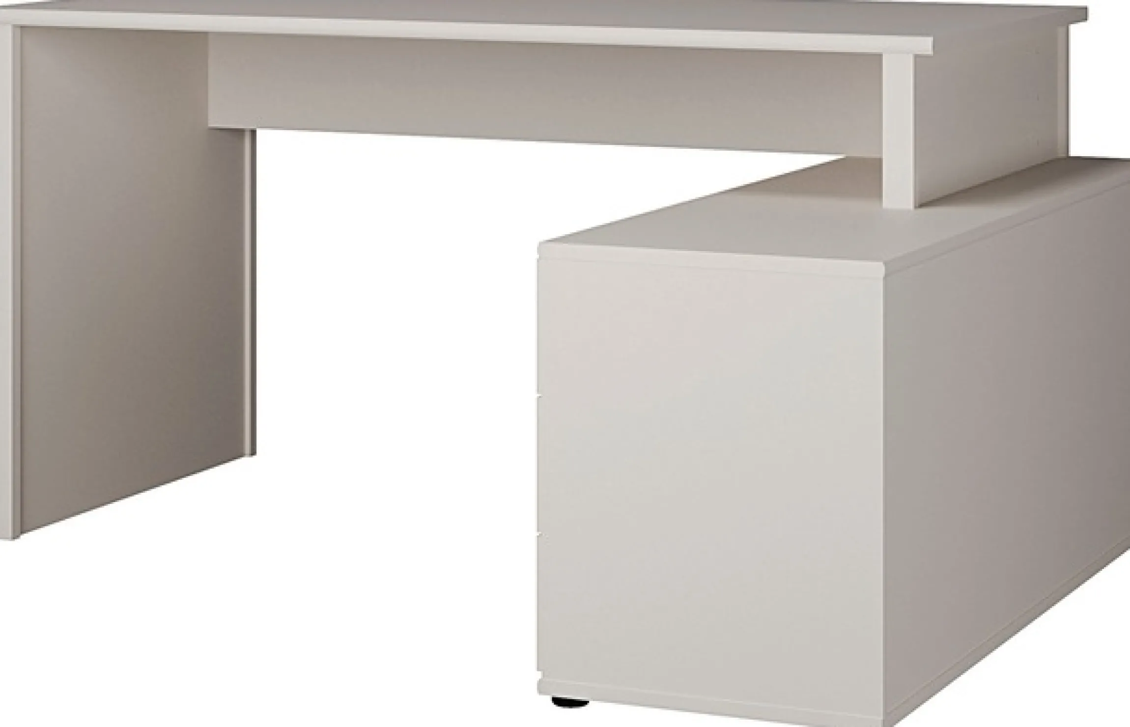 FORTE Eckschreibtisch »Tempra« viel Stauraum, Breite 151 cm
