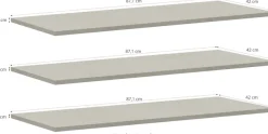 FORTE Einlegeboden 3 Stk. tlg. 3er Set, optional bestellbar