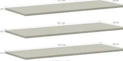 FORTE Einlegeboden 3 Stk. tlg. 3er Set, optional bestellbar