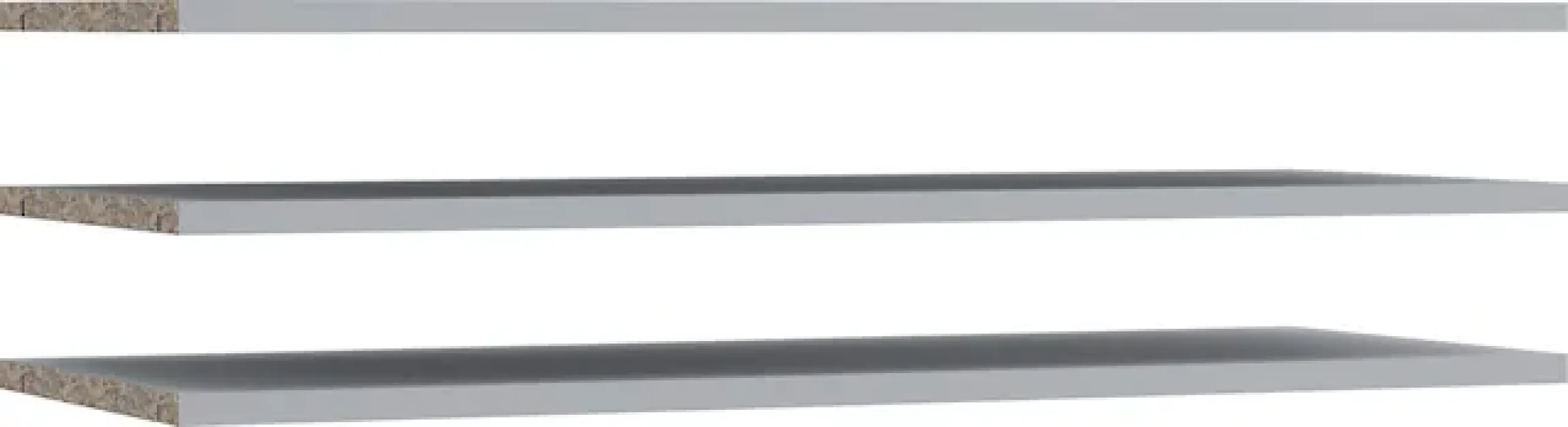 FORTE Einlegeboden 3 Stk. tlg. , 3-teiliges Set