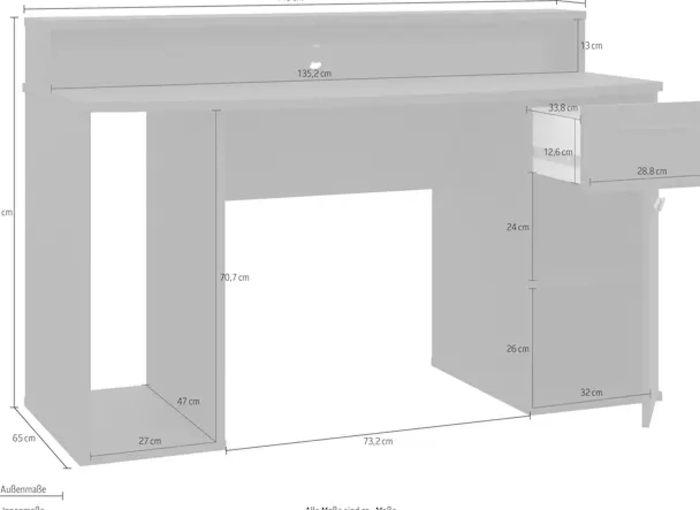 FORTE Gamingtisch »Ayo« mit LED-RGB Beleuchtung, moderner Schreibtisch, Breite 140 cm
