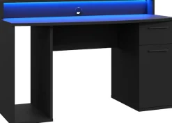 FORTE Gamingtisch »Ayo« mit LED-RGB Beleuchtung, moderner Schreibtisch, Breite 140 cm